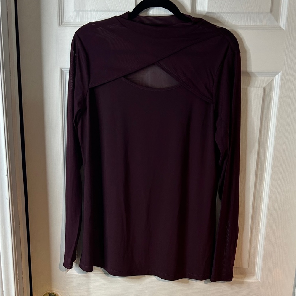 Women's Long Sleeve Top - Deep Purple